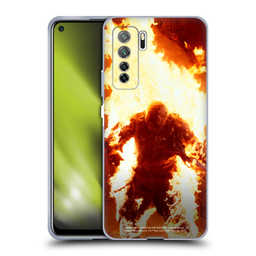 Friday the 13th Part VII The New Blood Graphics Jason Voorhees On Fire Soft Gel Case for Huawei Nova 7 SE/P40 Lite 5G