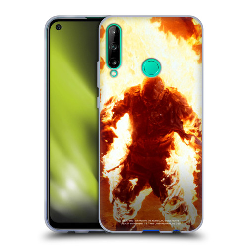 Friday the 13th Part VII The New Blood Graphics Jason Voorhees On Fire Soft Gel Case for Huawei P40 lite E