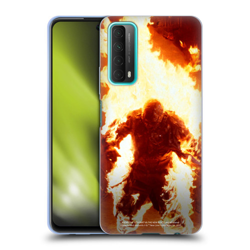 Friday the 13th Part VII The New Blood Graphics Jason Voorhees On Fire Soft Gel Case for Huawei P Smart (2021)