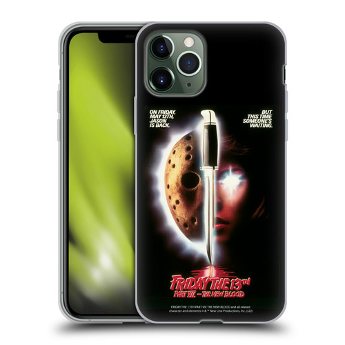 Friday the 13th Part VII The New Blood Graphics Key Art Soft Gel Case for Apple iPhone 11 Pro