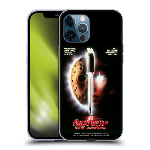 Friday the 13th Part VII The New Blood Graphics Key Art Soft Gel Case for Apple iPhone 12 Pro Max