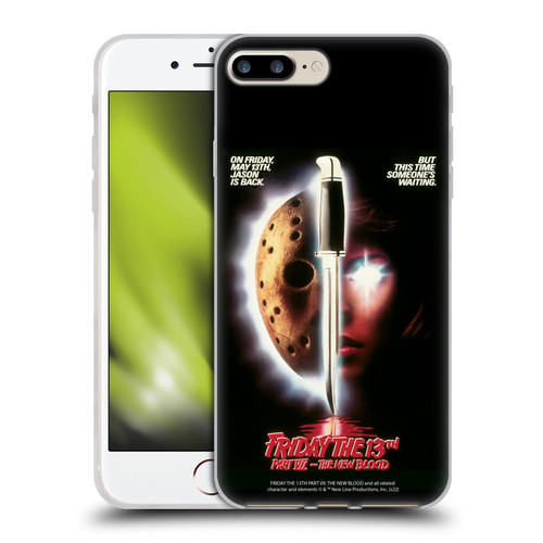 Friday the 13th Part VII The New Blood Graphics Key Art Soft Gel Case for Apple iPhone 7 Plus / iPhone 8 Plus
