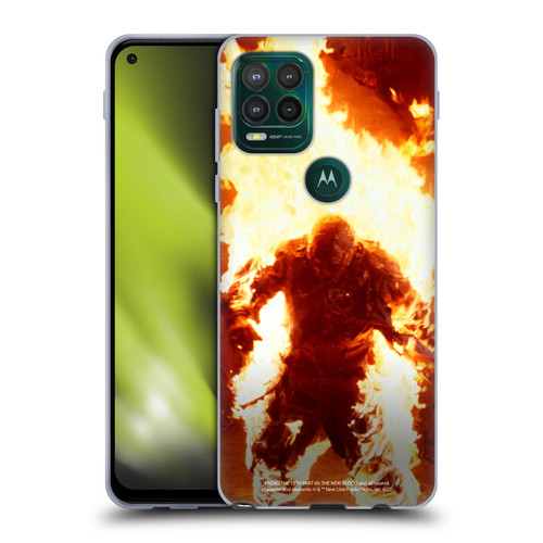 Friday the 13th Part VII The New Blood Graphics Jason Voorhees On Fire Soft Gel Case for Motorola Moto G Stylus 5G 2021