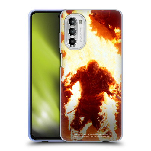 Friday the 13th Part VII The New Blood Graphics Jason Voorhees On Fire Soft Gel Case for Motorola Moto G52