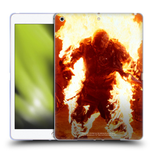 Friday the 13th Part VII The New Blood Graphics Jason Voorhees On Fire Soft Gel Case for Apple iPad 10.2 2019/2020/2021
