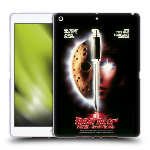 Friday the 13th Part VII The New Blood Graphics Key Art Soft Gel Case for Apple iPad 10.2 2019/2020/2021