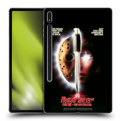 Friday the 13th Part VII The New Blood Graphics Key Art Soft Gel Case for Samsung Galaxy Tab S8 Plus
