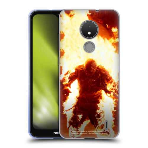 Friday the 13th Part VII The New Blood Graphics Jason Voorhees On Fire Soft Gel Case for Nokia C21