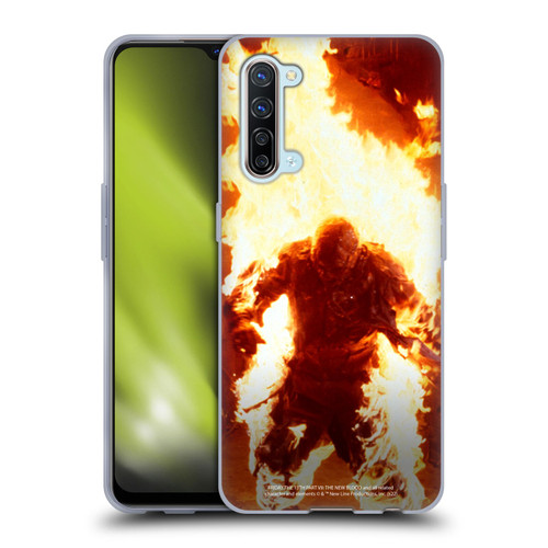 Friday the 13th Part VII The New Blood Graphics Jason Voorhees On Fire Soft Gel Case for OPPO Find X2 Lite 5G