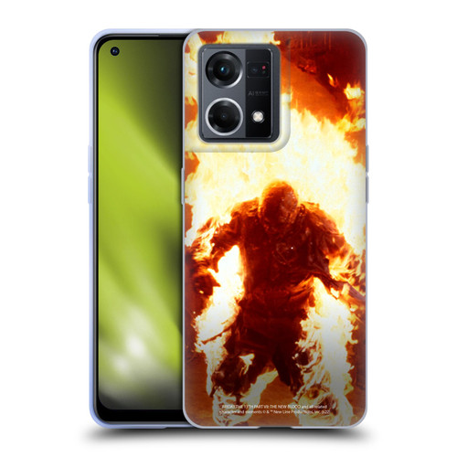 Friday the 13th Part VII The New Blood Graphics Jason Voorhees On Fire Soft Gel Case for OPPO Reno8 4G