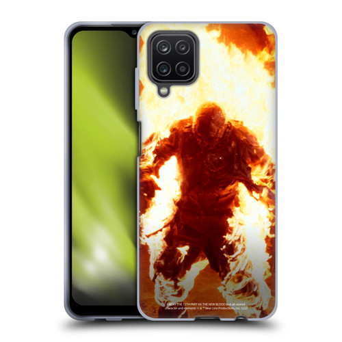 Friday the 13th Part VII The New Blood Graphics Jason Voorhees On Fire Soft Gel Case for Samsung Galaxy A12 (2020)
