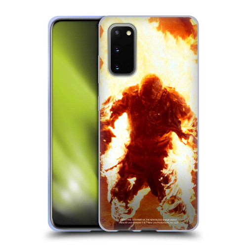 Friday the 13th Part VII The New Blood Graphics Jason Voorhees On Fire Soft Gel Case for Samsung Galaxy S20 / S20 5G