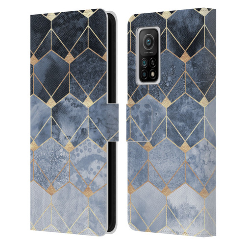 Elisabeth Fredriksson Sparkles Hexagons And Diamonds Leather Book Wallet Case Cover For Xiaomi Mi 10T 5G