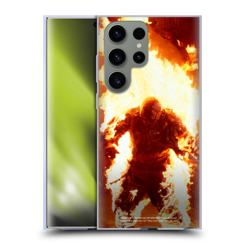Friday the 13th Part VII The New Blood Graphics Jason Voorhees On Fire Soft Gel Case for Samsung Galaxy S23 Ultra 5G