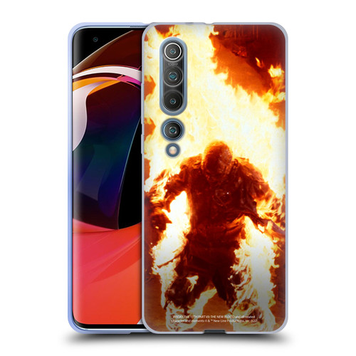 Friday the 13th Part VII The New Blood Graphics Jason Voorhees On Fire Soft Gel Case for Xiaomi Mi 10 5G / Mi 10 Pro 5G