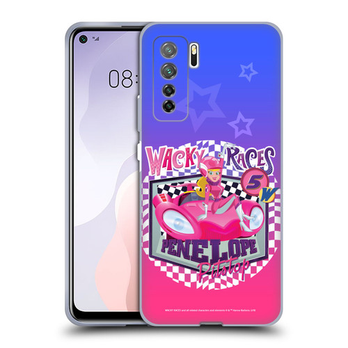 Wacky Races 2016 Graphics Penelope Pitstop Soft Gel Case for Huawei Nova 7 SE/P40 Lite 5G