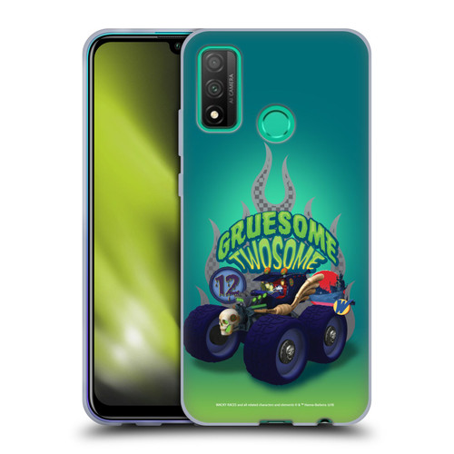 Wacky Races 2016 Graphics Gruesome Twosome Soft Gel Case for Huawei P Smart (2020)