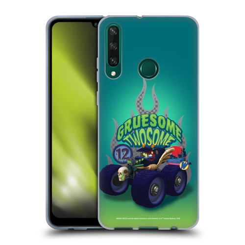 Wacky Races 2016 Graphics Gruesome Twosome Soft Gel Case for Huawei Y6p