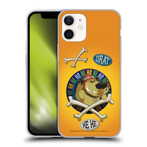 Wacky Races 2016 Graphics Muttley Soft Gel Case for Apple iPhone 12 Mini