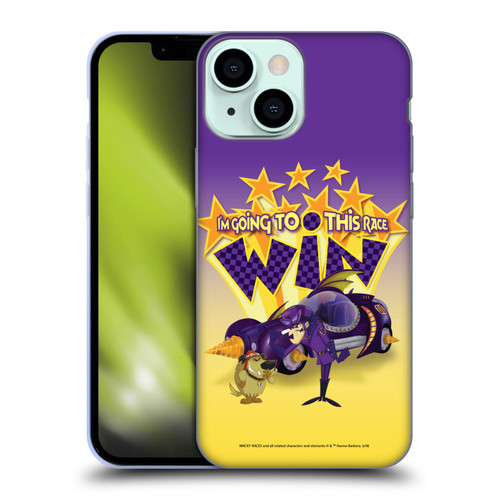 Wacky Races 2016 Graphics Dastardly And Muttley Soft Gel Case for Apple iPhone 13 Mini