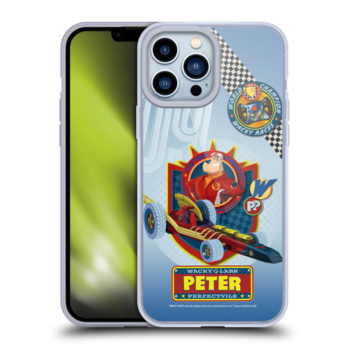 Wacky Races 2016 Graphics Peter Perfect Soft Gel Case for Apple iPhone 13 Pro Max
