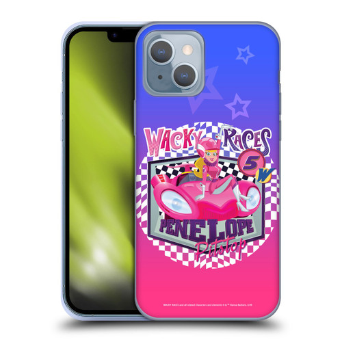 Wacky Races 2016 Graphics Penelope Pitstop Soft Gel Case for Apple iPhone 14