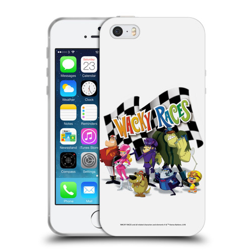 Wacky Races 2016 Graphics Group Soft Gel Case for Apple iPhone 5 / 5s / iPhone SE 2016