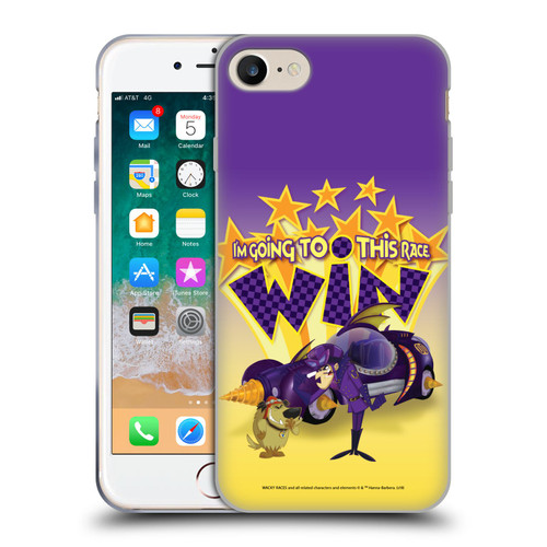 Wacky Races 2016 Graphics Dastardly And Muttley Soft Gel Case for Apple iPhone 7 / 8 / SE 2020 & 2022