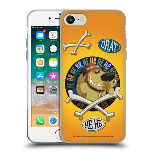 Wacky Races 2016 Graphics Muttley Soft Gel Case for Apple iPhone 7 / 8 / SE 2020 & 2022