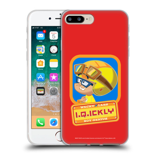 Wacky Races 2016 Graphics IQ Ickly Soft Gel Case for Apple iPhone 7 Plus / iPhone 8 Plus
