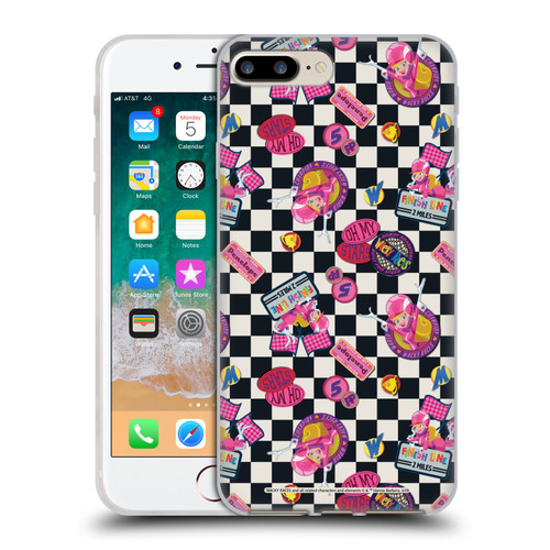 Wacky Races 2016 Graphics Pattern 2 Soft Gel Case for Apple iPhone 7 Plus / iPhone 8 Plus