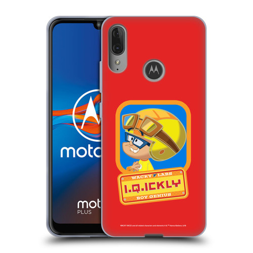Wacky Races 2016 Graphics IQ Ickly Soft Gel Case for Motorola Moto E6 Plus