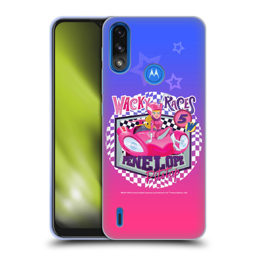 Wacky Races 2016 Graphics Penelope Pitstop Soft Gel Case for Motorola Moto E7 Power / Moto E7i Power