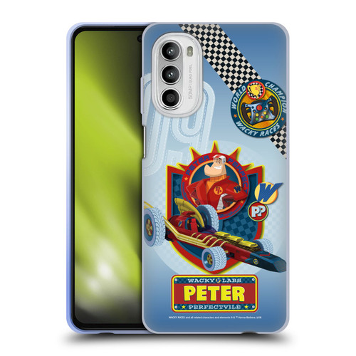 Wacky Races 2016 Graphics Peter Perfect Soft Gel Case for Motorola Moto G52