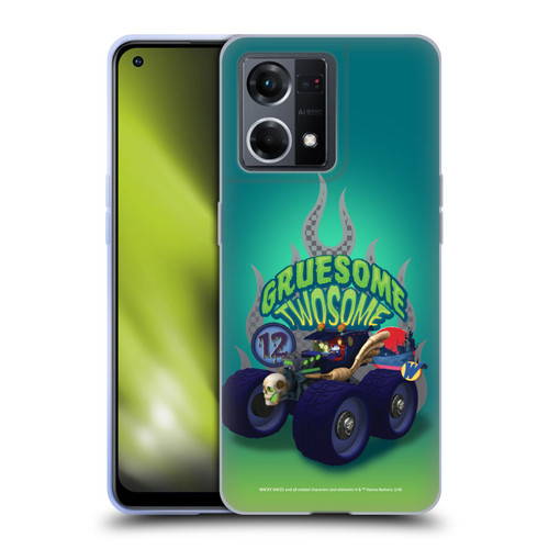 Wacky Races 2016 Graphics Gruesome Twosome Soft Gel Case for OPPO Reno8 4G