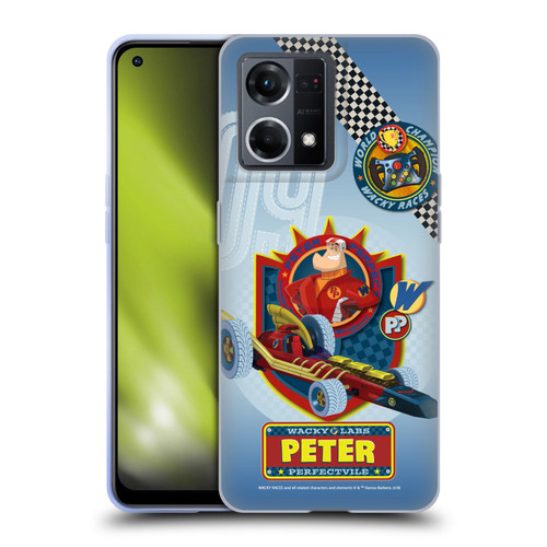 Wacky Races 2016 Graphics Peter Perfect Soft Gel Case for OPPO Reno8 4G