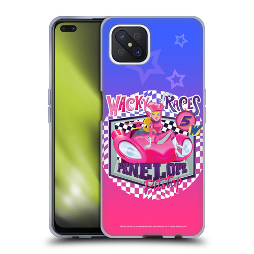 Wacky Races 2016 Graphics Penelope Pitstop Soft Gel Case for OPPO Reno4 Z 5G