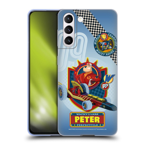 Wacky Races 2016 Graphics Peter Perfect Soft Gel Case for Samsung Galaxy S21 5G
