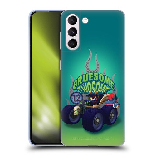 Wacky Races 2016 Graphics Gruesome Twosome Soft Gel Case for Samsung Galaxy S21+ 5G
