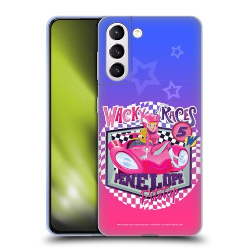Wacky Races 2016 Graphics Penelope Pitstop Soft Gel Case for Samsung Galaxy S21+ 5G
