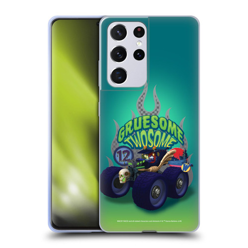 Wacky Races 2016 Graphics Gruesome Twosome Soft Gel Case for Samsung Galaxy S21 Ultra 5G