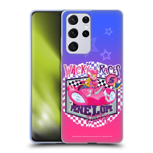 Wacky Races 2016 Graphics Penelope Pitstop Soft Gel Case for Samsung Galaxy S21 Ultra 5G