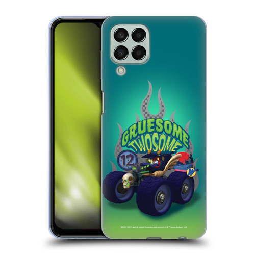 Wacky Races 2016 Graphics Gruesome Twosome Soft Gel Case for Samsung Galaxy M33 (2022)