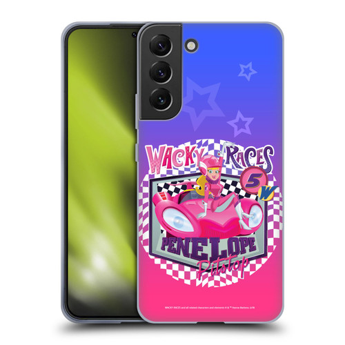 Wacky Races 2016 Graphics Penelope Pitstop Soft Gel Case for Samsung Galaxy S22+ 5G