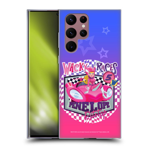 Wacky Races 2016 Graphics Penelope Pitstop Soft Gel Case for Samsung Galaxy S22 Ultra 5G
