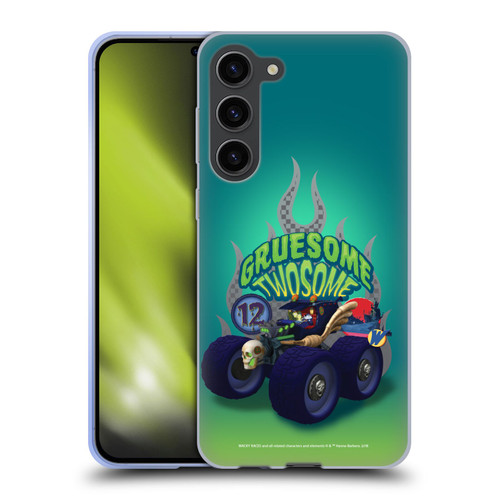 Wacky Races 2016 Graphics Gruesome Twosome Soft Gel Case for Samsung Galaxy S23+ 5G