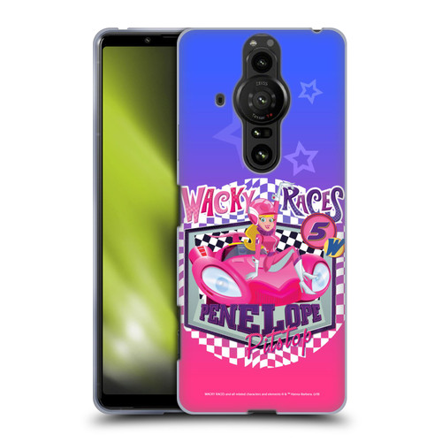 Wacky Races 2016 Graphics Penelope Pitstop Soft Gel Case for Sony Xperia Pro-I