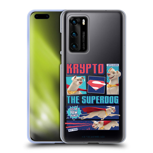 DC League Of Super Pets Graphics Krypto The Superdog Soft Gel Case for Huawei P40 5G