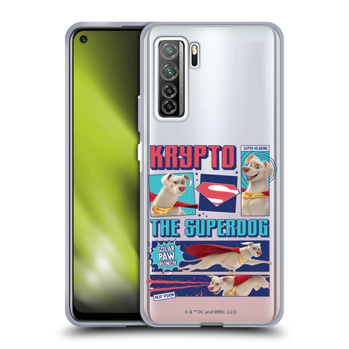 DC League Of Super Pets Graphics Krypto The Superdog Soft Gel Case for Huawei Nova 7 SE/P40 Lite 5G