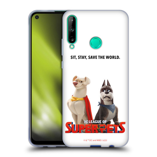 DC League Of Super Pets Graphics Characters 1 Soft Gel Case for Huawei P40 lite E
